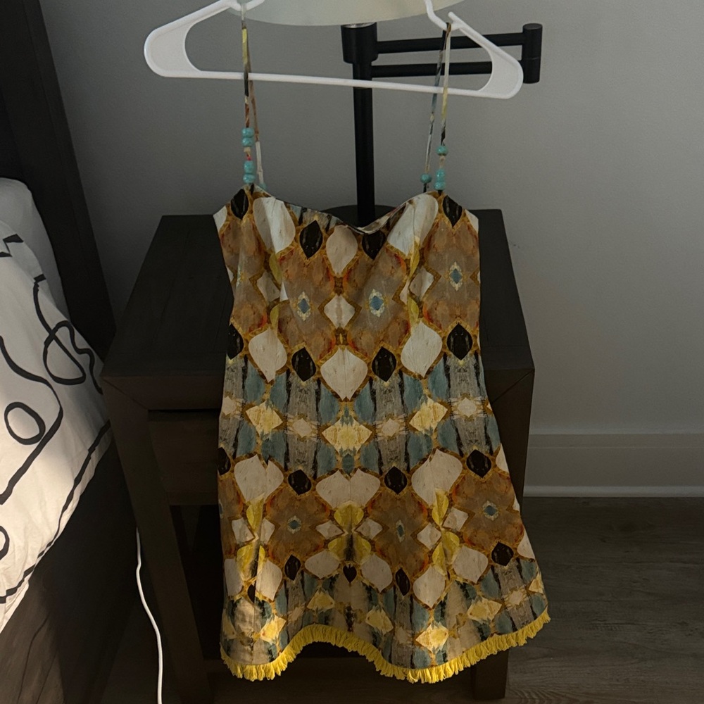 Alexis Multicolor Geometric Mini Dress